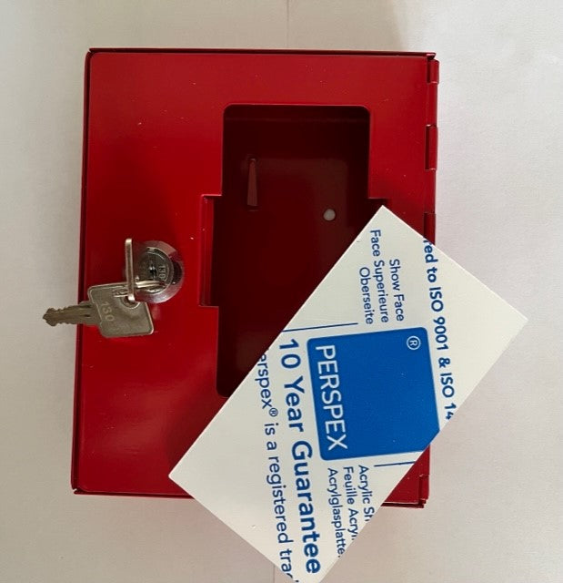 Wall box, Window, Perspex