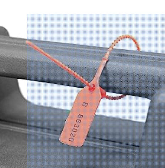 Security Tags, Numbered, Pull Tie x 100